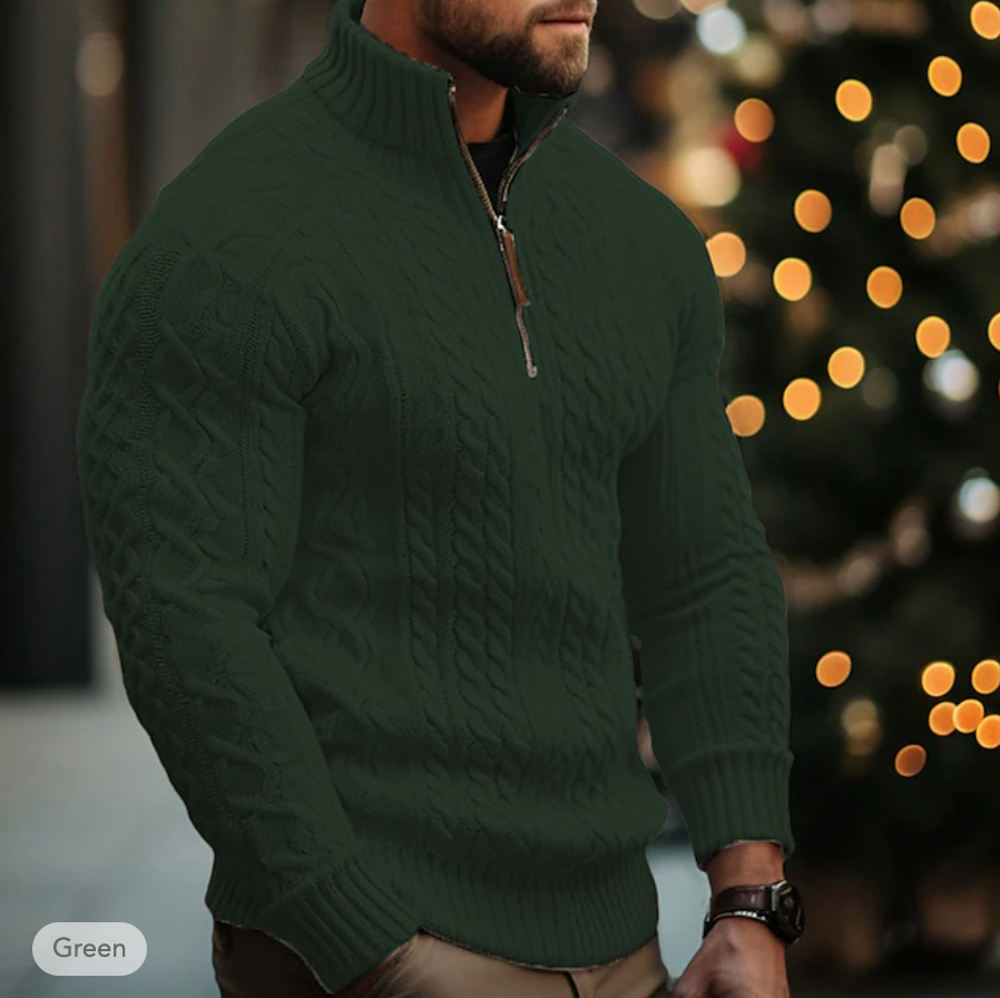 Homer® | Fashionable Sweater With Zipper For Men