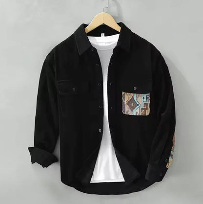 Simon® | Comfortable Shirt With Patchwork Design