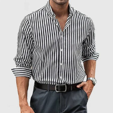 Barney® | Striped Cotton Shirt
