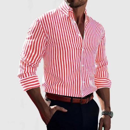 Barney® | Striped Cotton Shirt