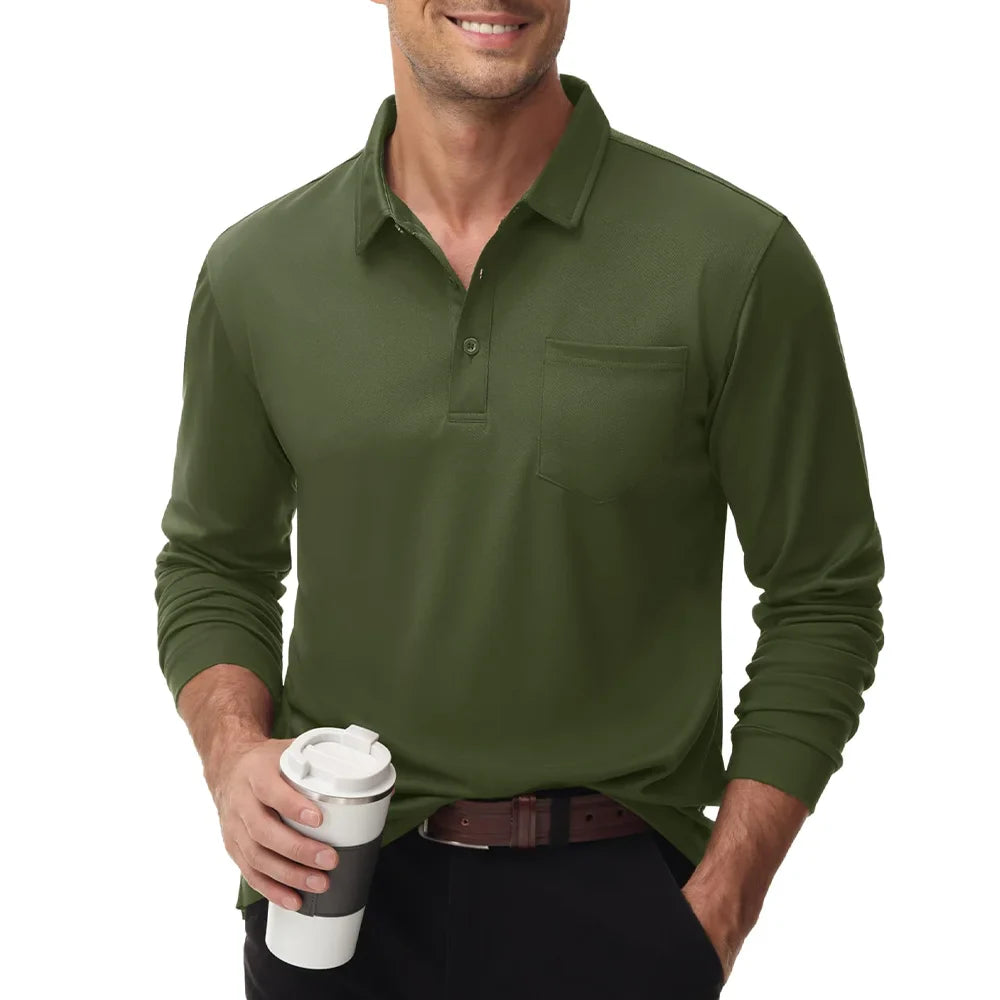 Conrad® | Men'S Polo Shirt Long Sleeves
