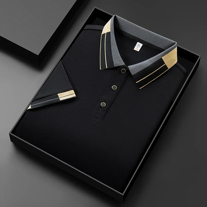 Jacinto | Polo shirt with contrasting finishes