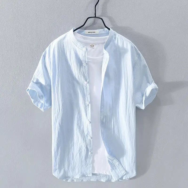 Vincent | Cotton Linen Summer Shirt