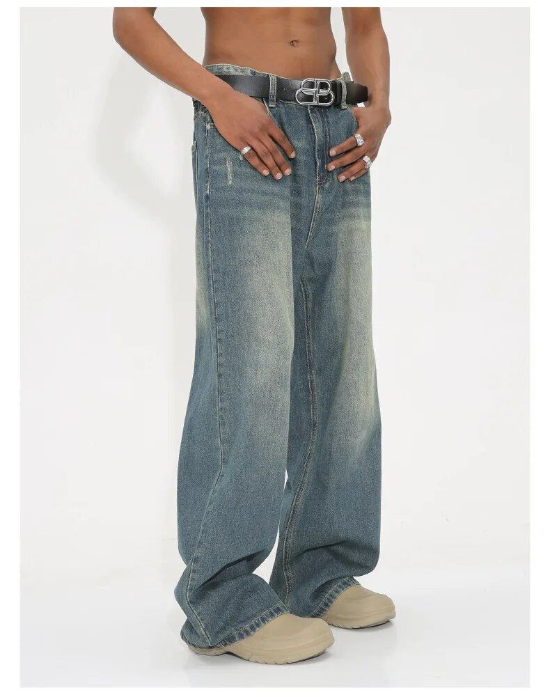 Ulises® | Washed Retro Wide Jeans