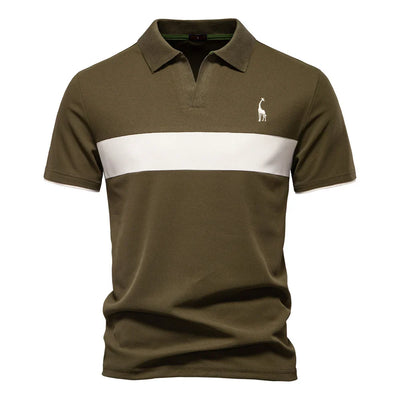 Aarón® | Men'S Polo With Color Block