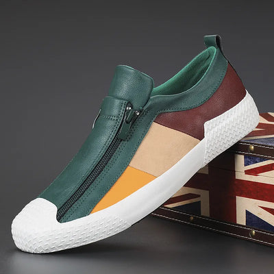Edward | Leather Shoes with Zip