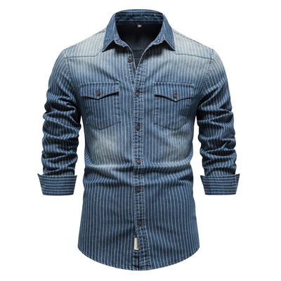 Wilson® | Striped Denim Blouse
