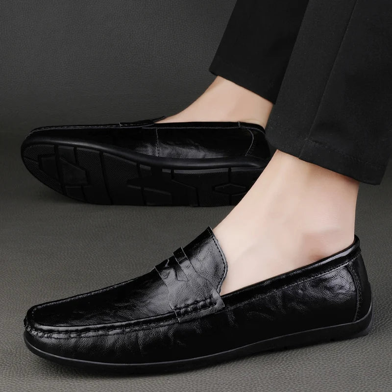 Almerico® | Athen Genuine Leather Loafers