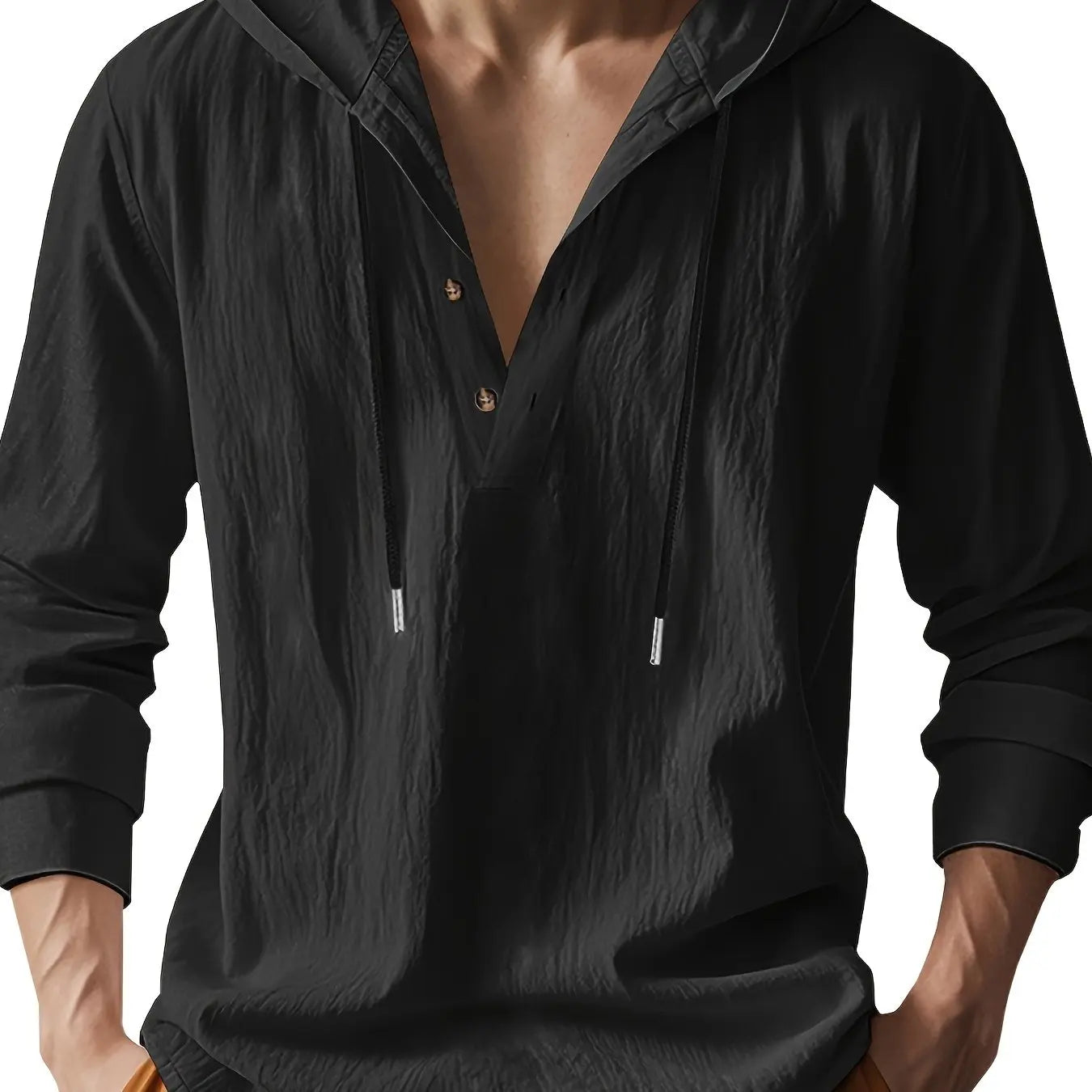 Ross | LUXURY LINEN SHIRT WITH HOOD