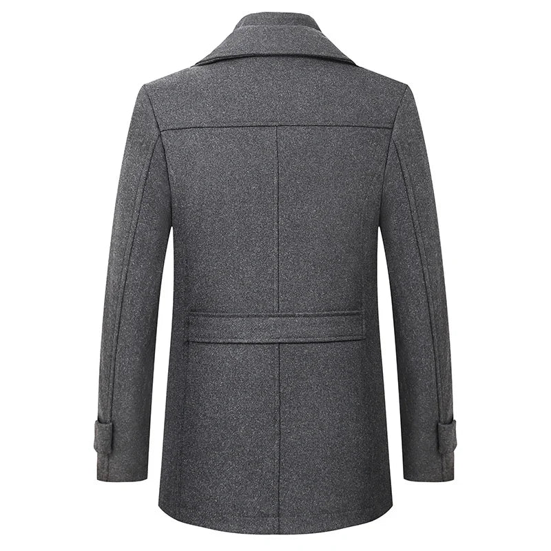 Esaú | Tailor-made men's coat with inside zip