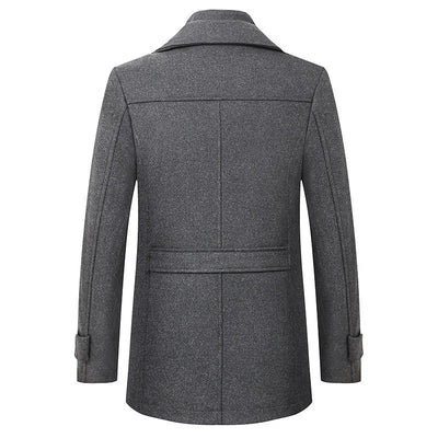Esaú | Tailor-made men's coat with inside zip