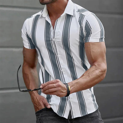 Corbin | Striped Short Sleeved Summer Shirt