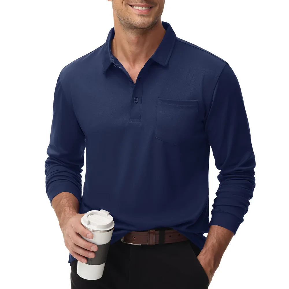 Conrad® | Men'S Polo Shirt Long Sleeves