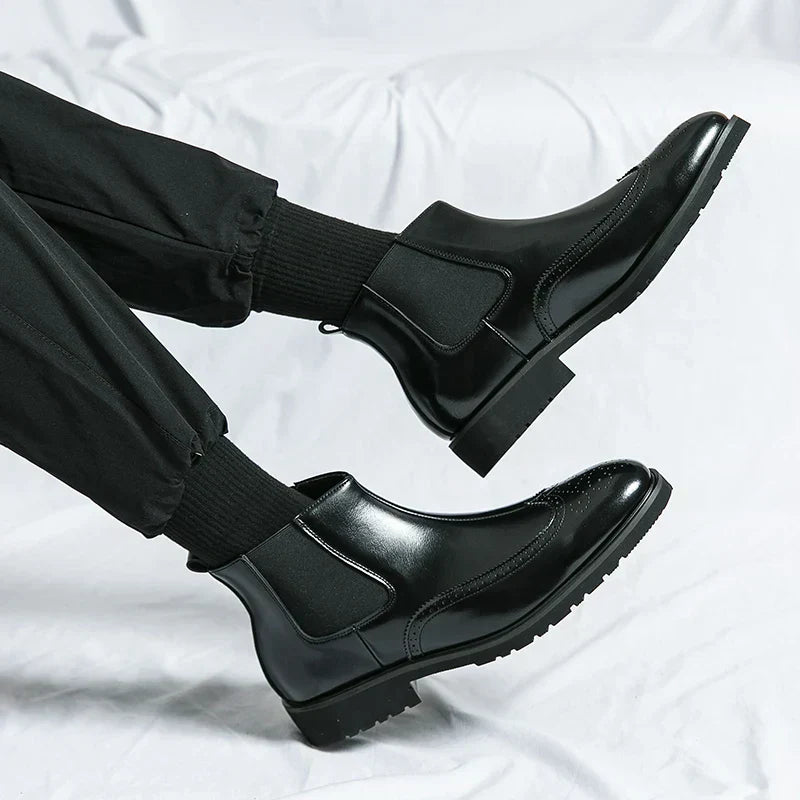 Javier® | Leather Chelsea Boots