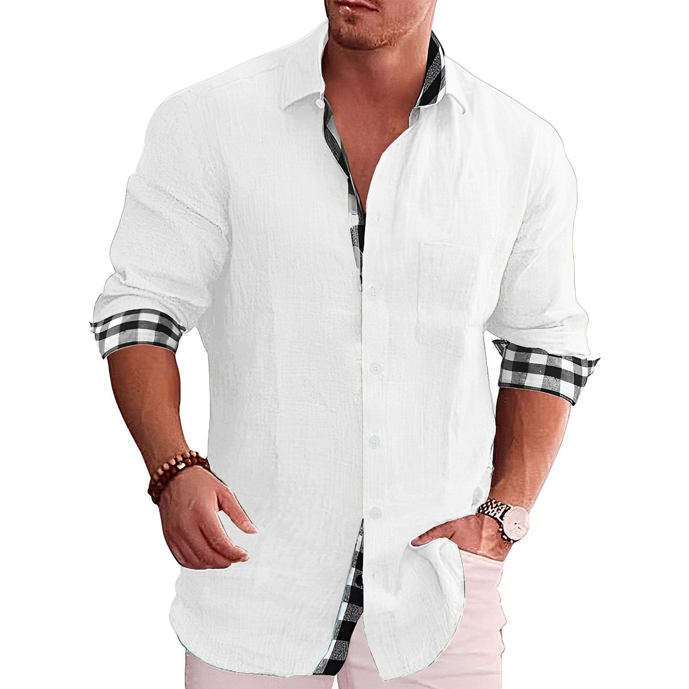 Joel® | Shirts With Checked Lining In A Casual Style