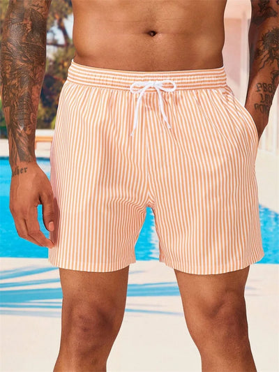 Darian | Striped Swim Shorts