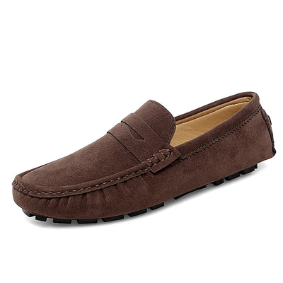 Jett | Suede Boat Loafers
