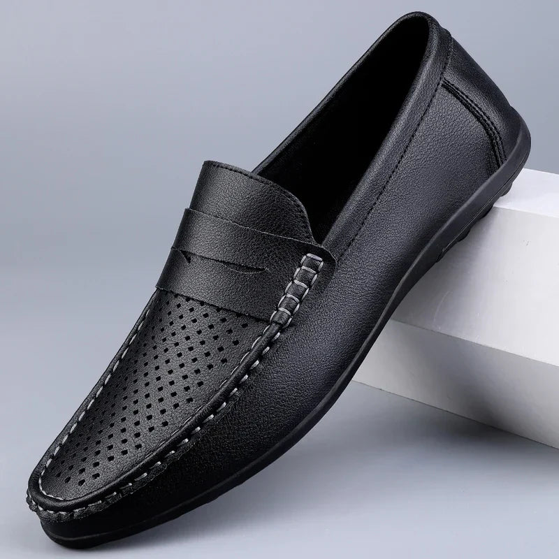 Derek | Classic Italian Leather Loafers