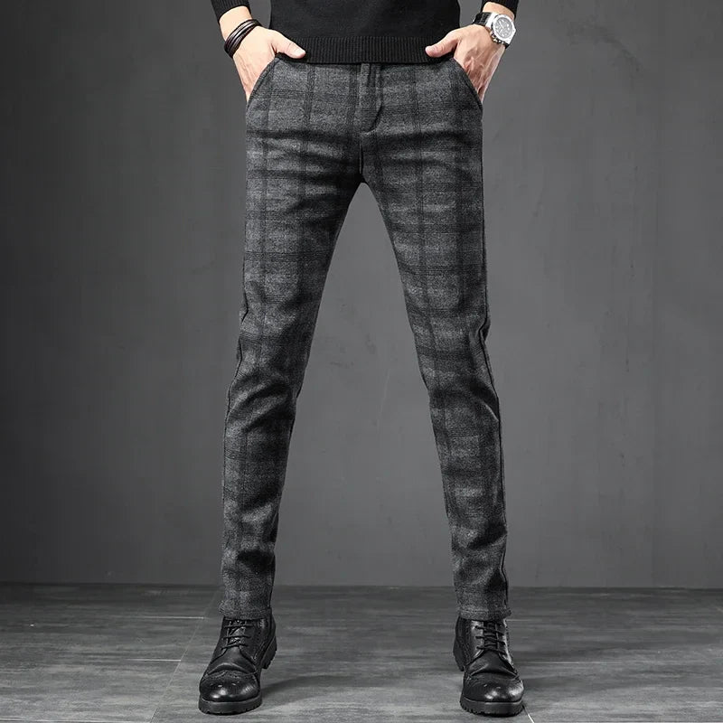 Dorian | Plaid Casual Pants