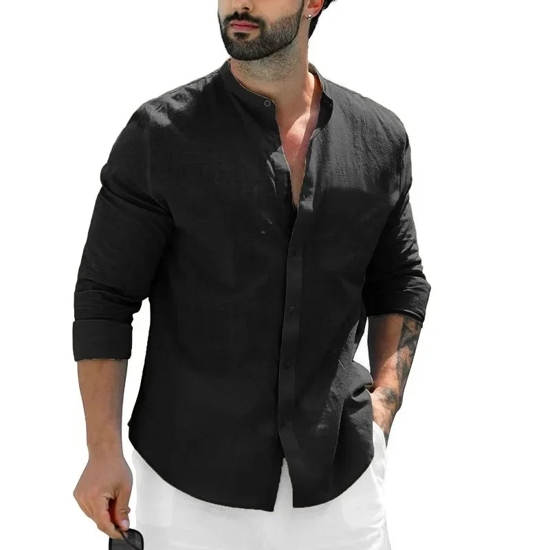 Theo | Casual Linen Shirt