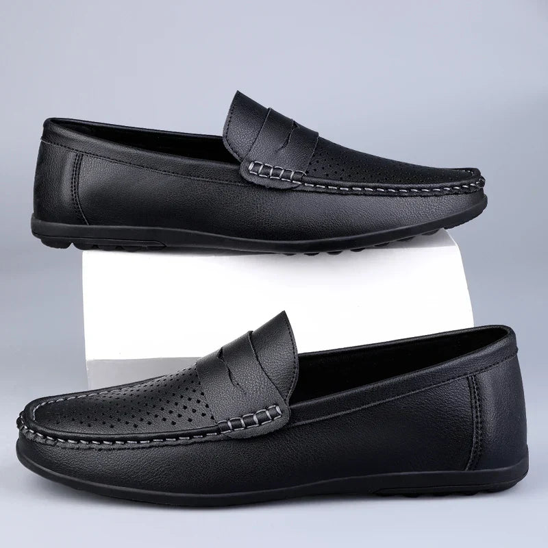 Derek | Classic Italian Leather Loafers