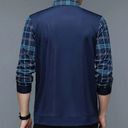 Adrián® | Elegant long-sleeved polo shirt