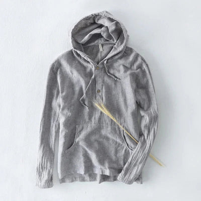 Enzo® | Linen Hoodie