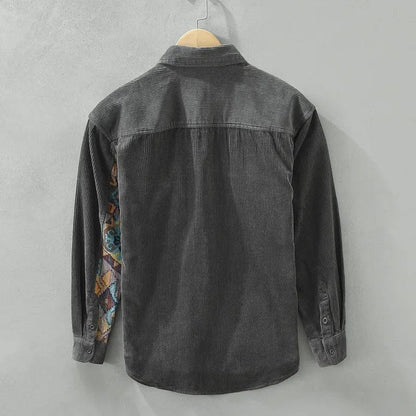 Simon® | Comfortable Shirt With Patchwork Design