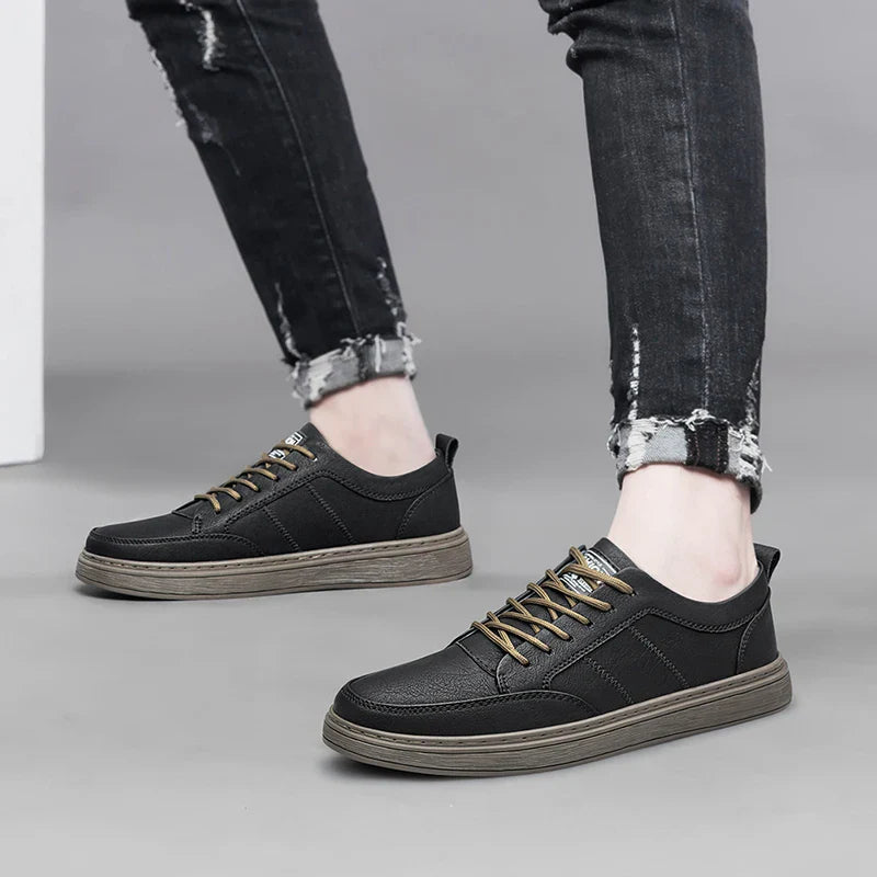 Zaid® | Peyton Genuine Leather Sneakers