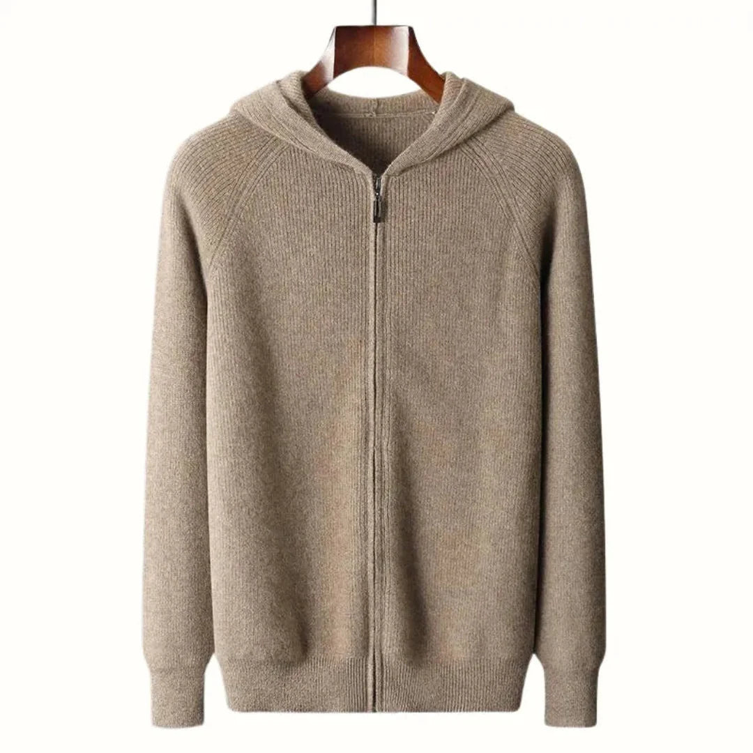 Inocencio | Zip Hooded Cardigan