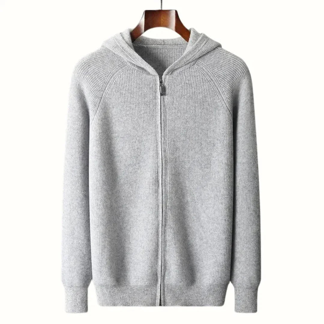 Inocencio | Zip Hooded Cardigan