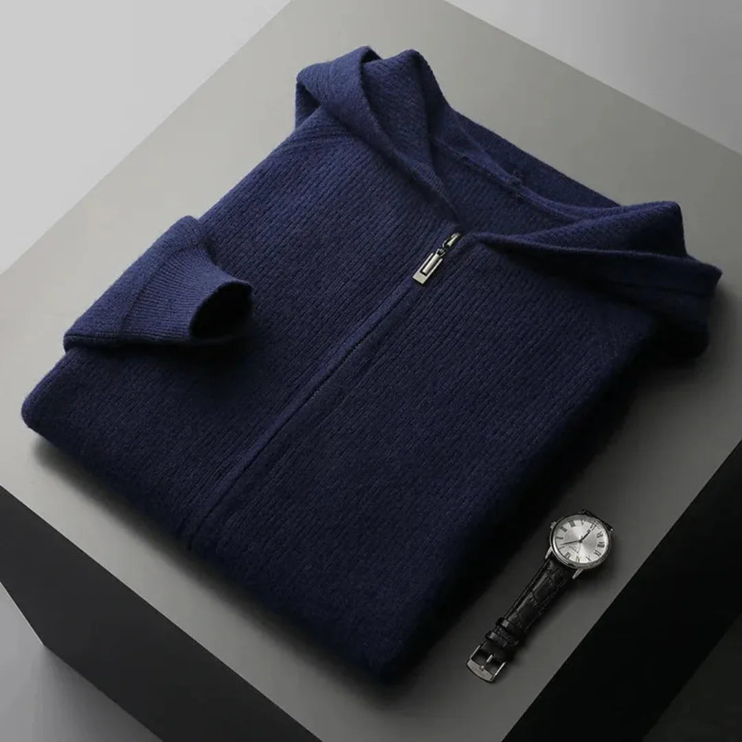Inocencio | Zip Hooded Cardigan