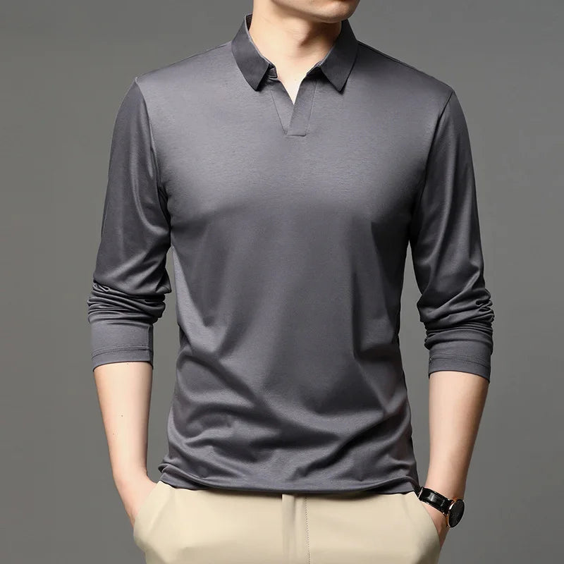Calder® | Satin Polo For Men