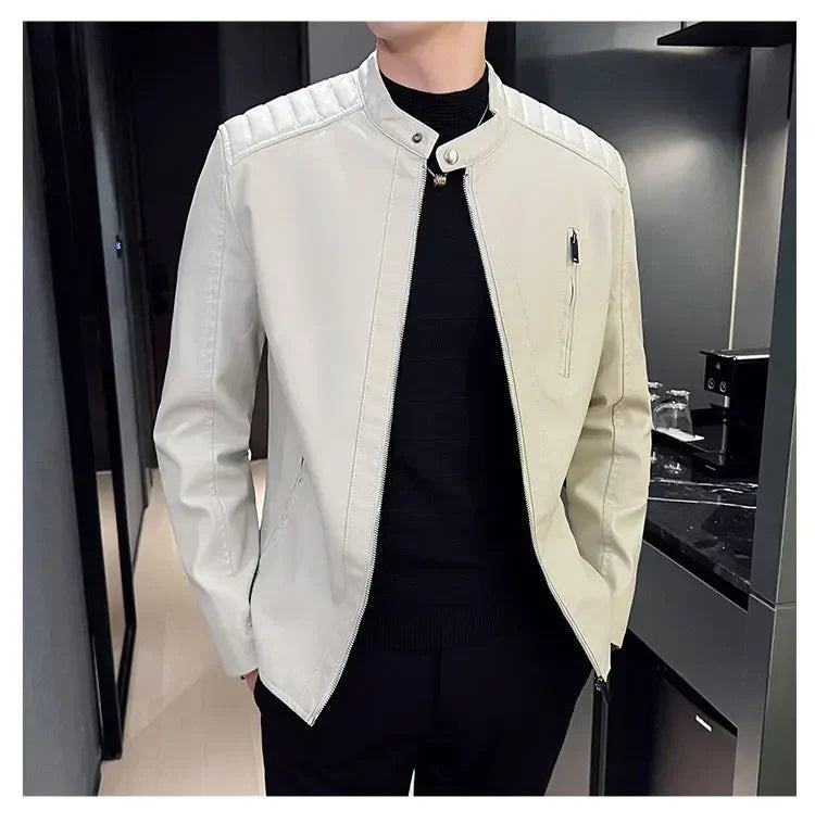 Lian | Elegant Leather Jacket
