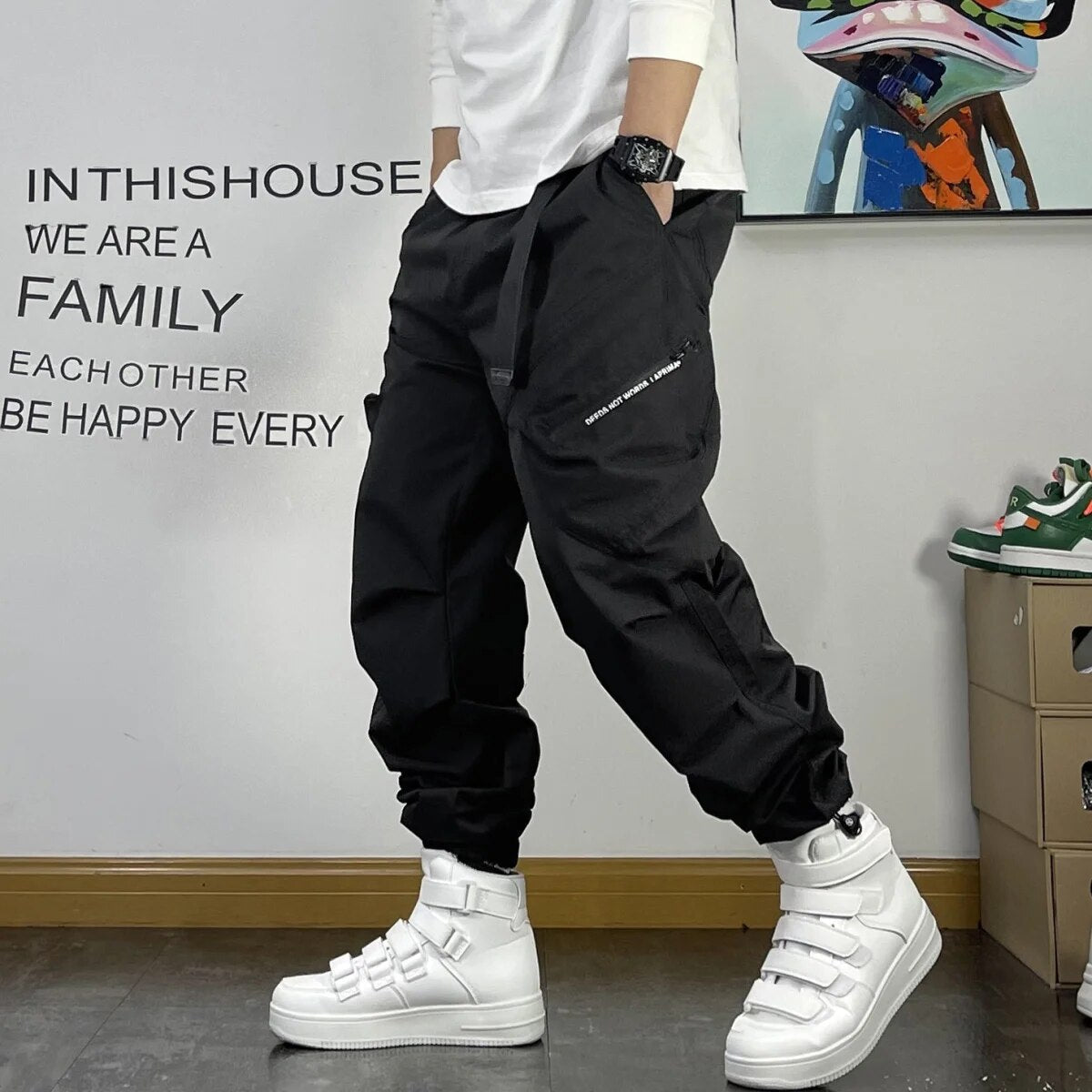 Higinio® | Loose Wide Pants With Belt