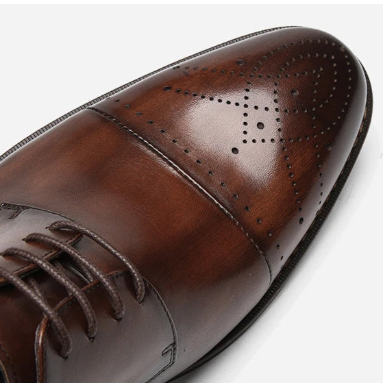 Nizar® | Darian Genuine Leather Oxfords