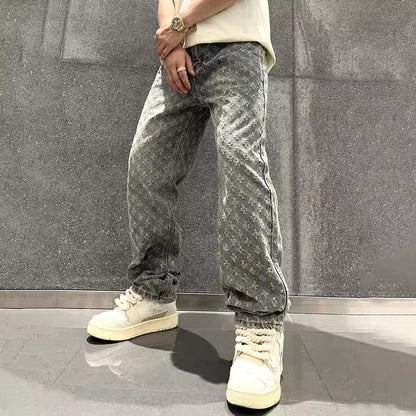 Ashur® | Jacquard Denim Jeans