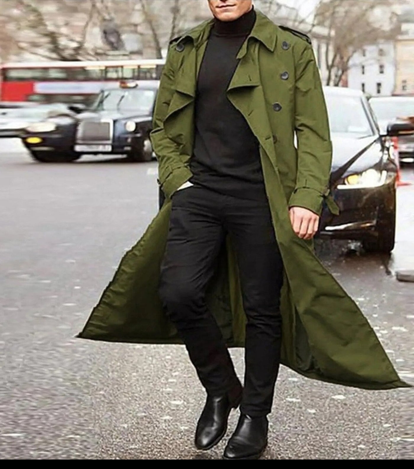 Herbert® | Modern long classic trench coat