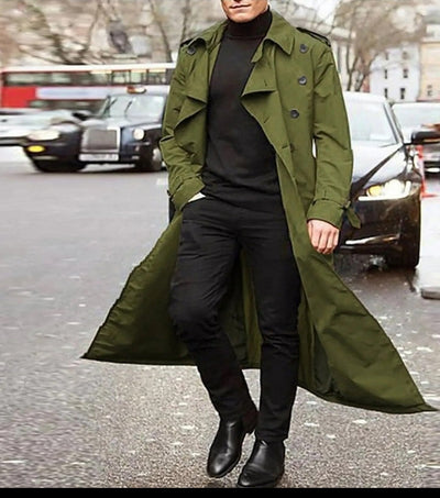 Herbert® | Modern long classic trench coat
