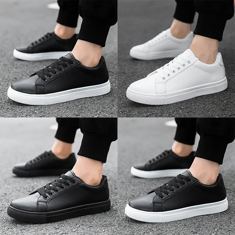 Malik | Elegant Leather Sneakers