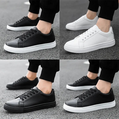 Malik | Elegant Leather Sneakers