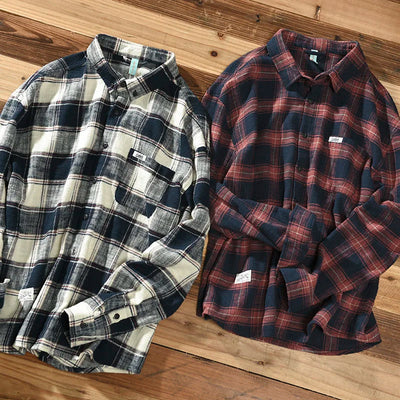 Mikhail | Classic long-sleeved plaid shirt