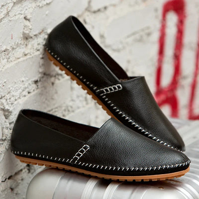 Gordon | Light Leather Loafers