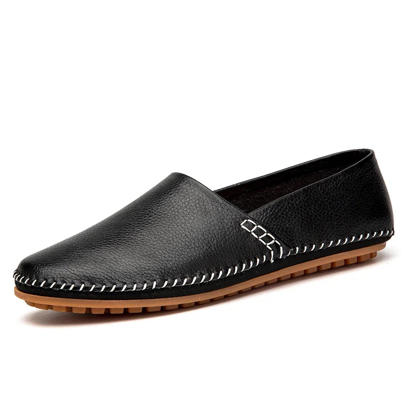 Gordon | Light Leather Loafers