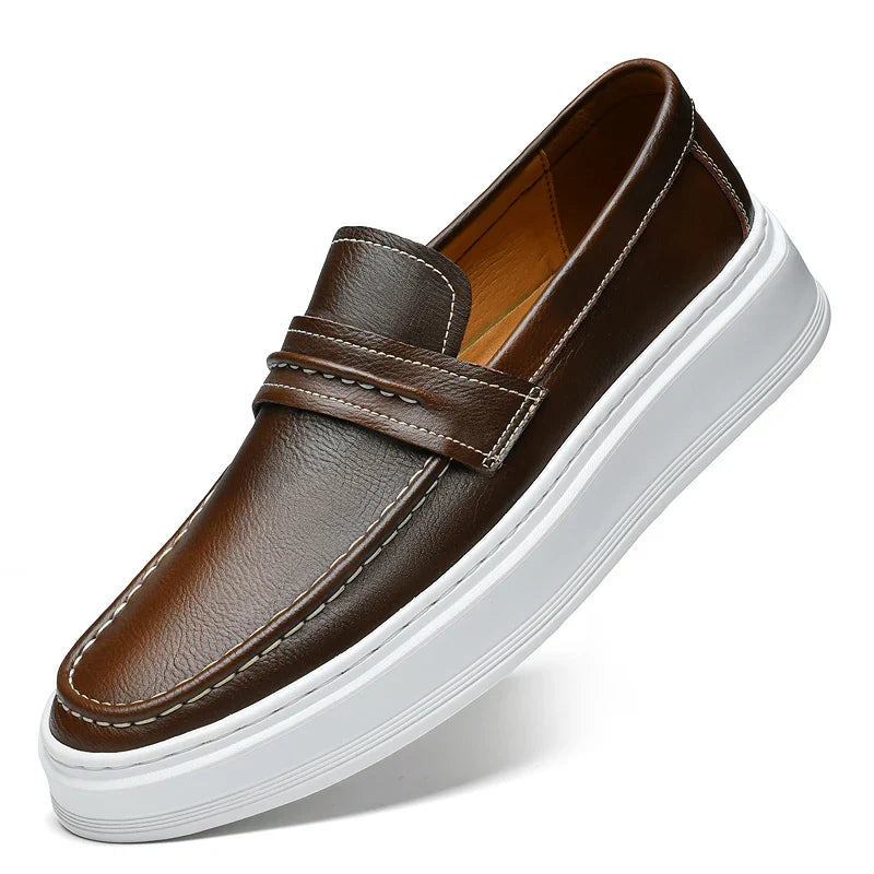 Jasper | Slip-On Leather Boat Shoes