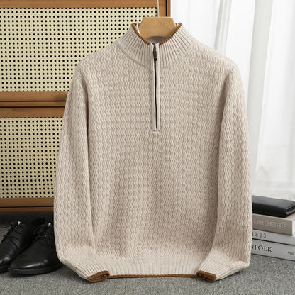 Ismael® | Half-zip wool sweater
