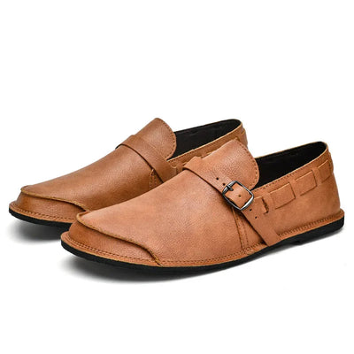Mateo® | Buckled Leather Loafers
