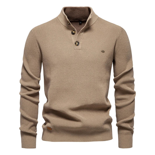 Joaquín® | Men's sweater with button design