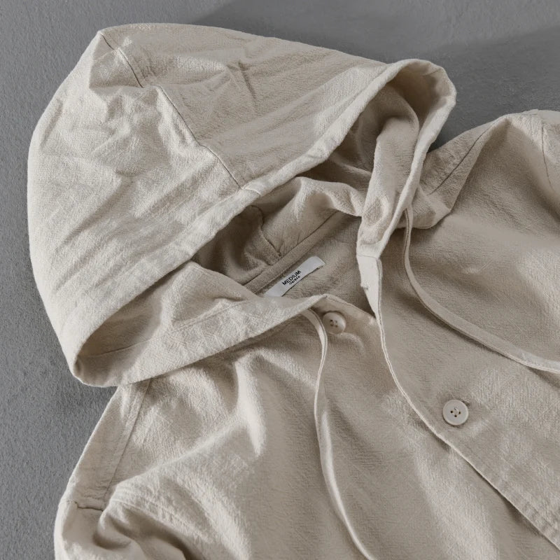 Ezra® | Linen Hoodie