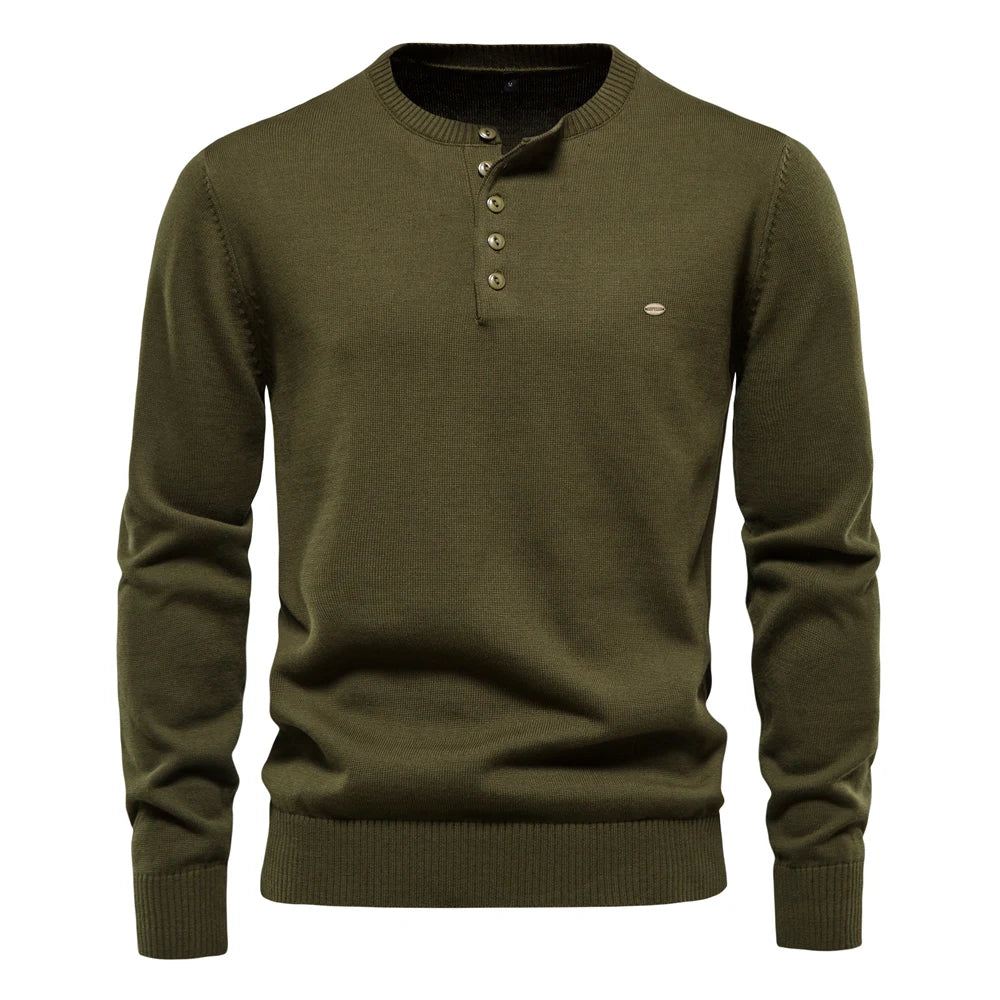 Crisóstomo® | Men'S Casual Henley Sweater